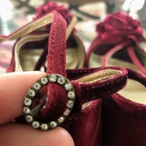 Joyfolie Arabella heel in Cranberry Size Y1